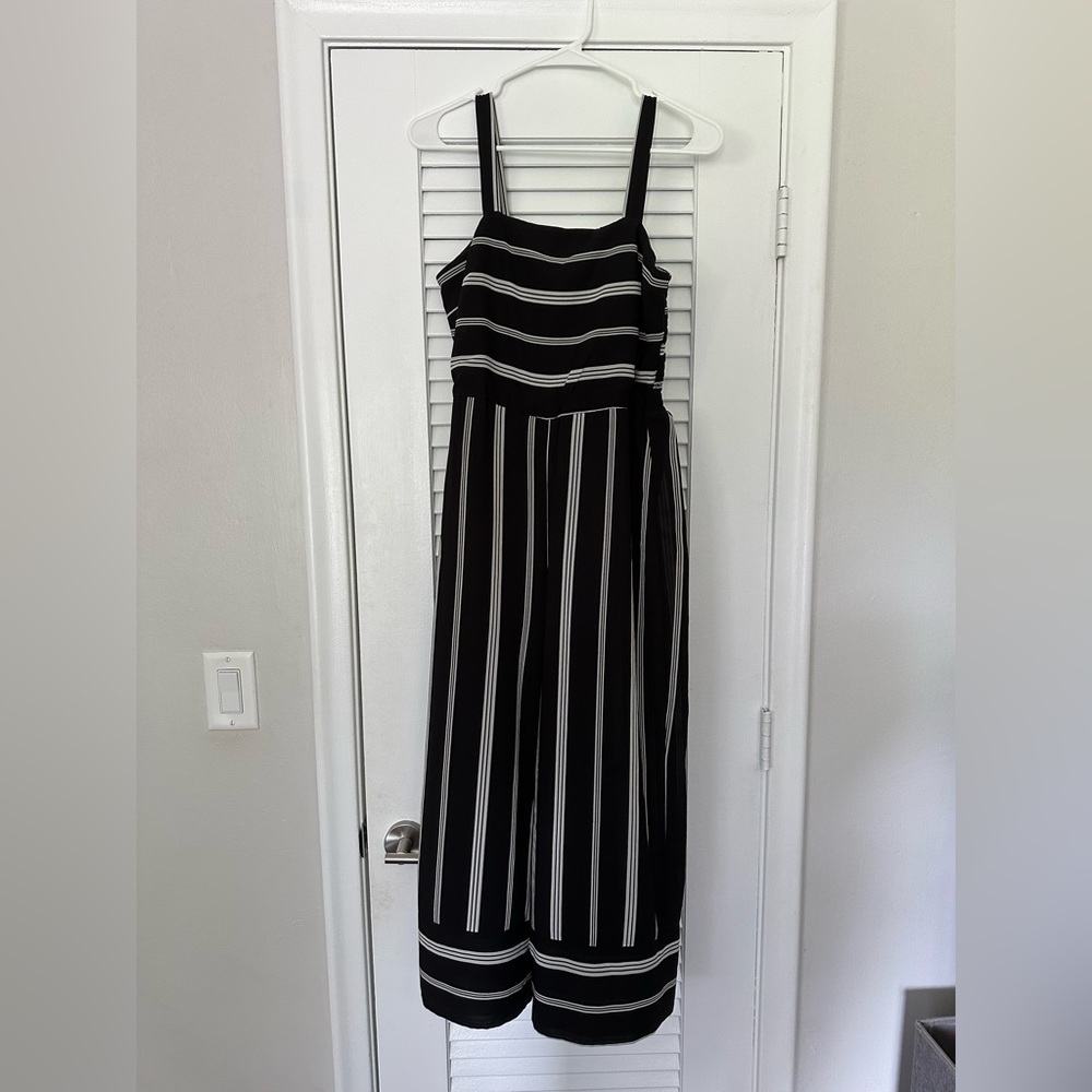 Japna Black & White jumpsuit size Medium.